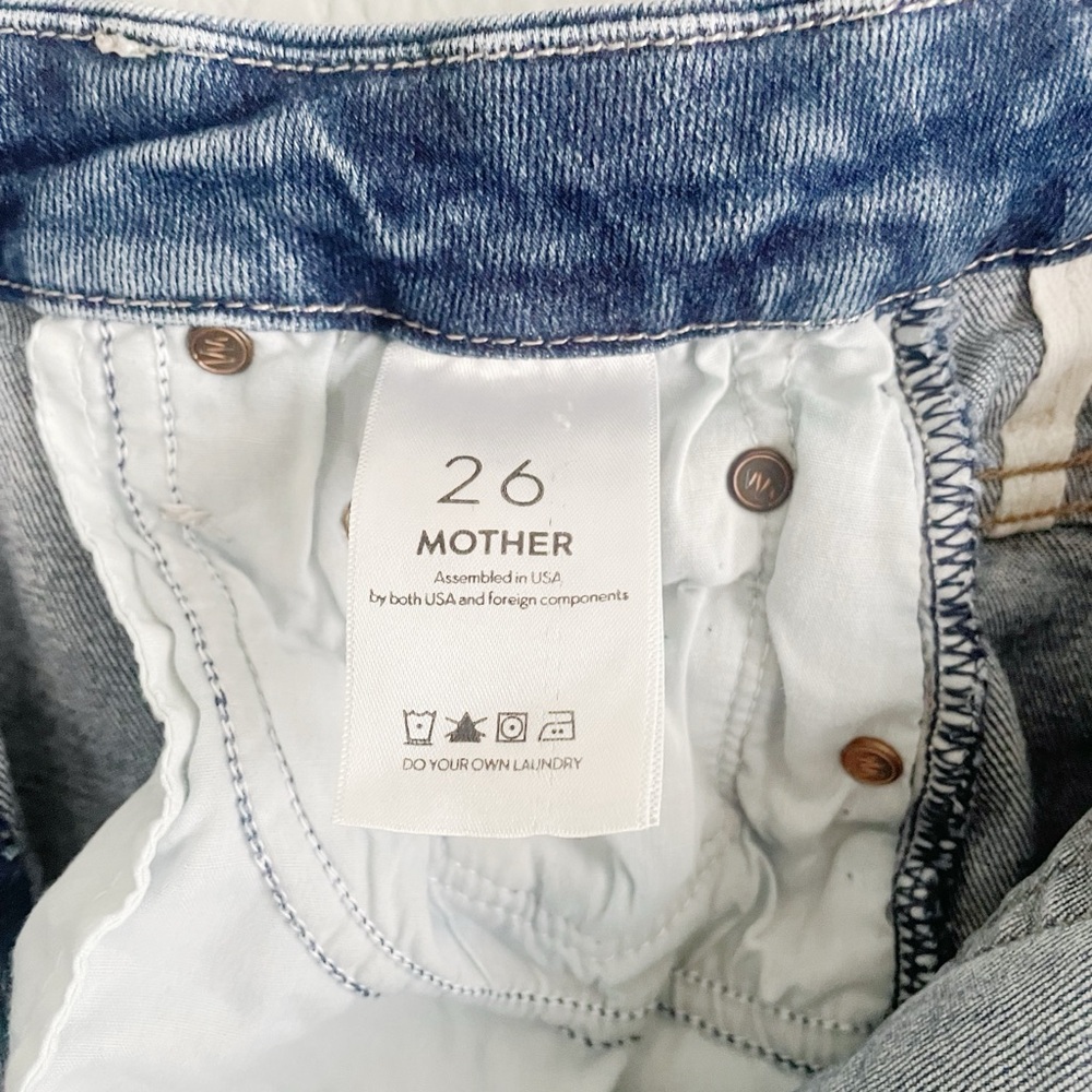 MOTHER Jeans 26 || High Waisted Looker Until Next Time Medium Wash - Picture 7 of 9